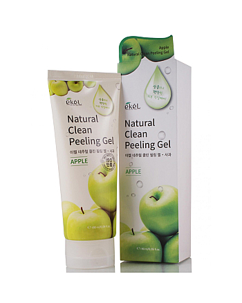 Ekel Apple Natural Clean Peeling Gel - Пилинг-скатка с экстрактом зеленого яблока - hairs-russia.ru