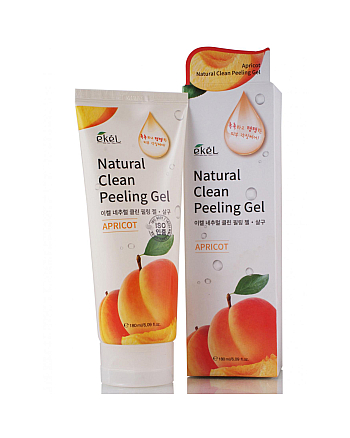 Ekel Apricot Natural Clean Peeling Gel - Пилинг-скатка с экстрактом абрикоса - hairs-russia.ru
