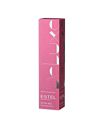 Estel Professional De Luxe Extra Red - Краска-уход (оттенок 77/44 русый медный интенсивный) 60 мл - hairs-russia.ru