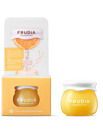 Frudia Citrus Brightening Cream - Крем с цитрусом для сияния кожи 10 г - hairs-russia.ru