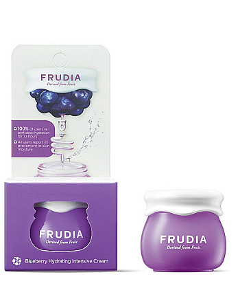 Frudia Blueberry Intensive Hydrating Cream - Увлажняющий крем с черникой 10 г - hairs-russia.ru