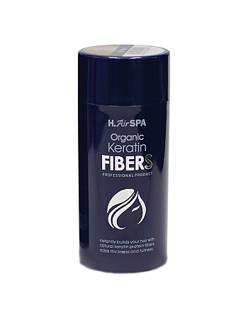 H.Airspa Hair Building Fibers Gray - Волокна кератиновые седой - hairs-russia.ru