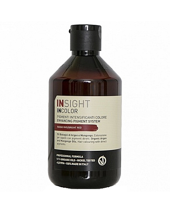 Insight Incolor Enhancing Pigment System Bright Red - Прямой пигмент ярко-красный 250 мл - hairs-russia.ru