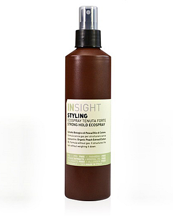 Insight Styling Strong Hold Ecospray - Эколак сильной фиксации с хлопковым маслом 250 мл - hairs-russia.ru