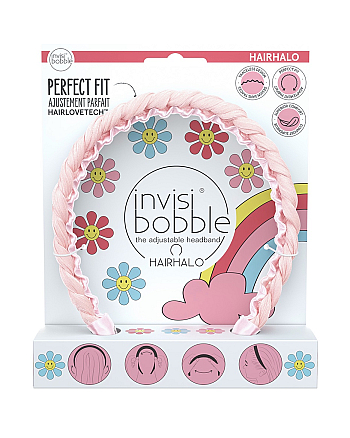 Invisibobble HAIRHALO Eat, Pink, and be Merry - Ободок для волос, цвет розовый - hairs-russia.ru