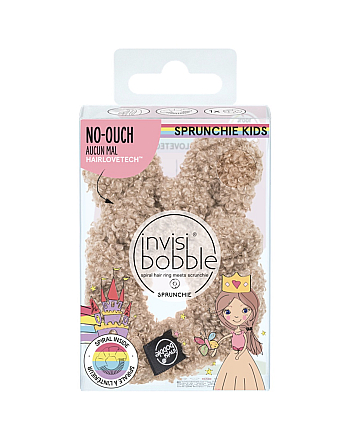 Invisibobble KIDS SPRUNCHIE Teddy - Резинка-браслет для волос, цвет коричневый 1 шт - hairs-russia.ru