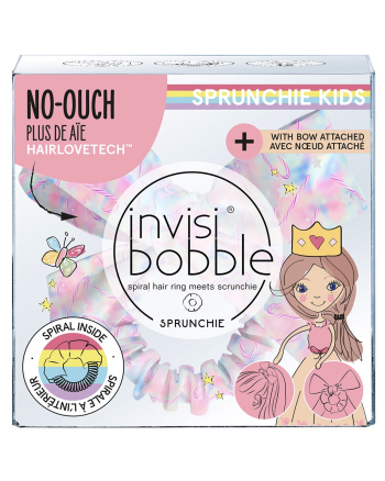 Invisibobble KIDS SPRUNCHIE SLIM For my Sweet - Резинка-браслет для волос, цвет принт с конфетами 1 шт - hairs-russia.ru