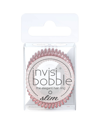 Invisibobble SLIM Bella Rosa Galaxy - Резинка для волос, цвет розовое золото 3 шт - hairs-russia.ru