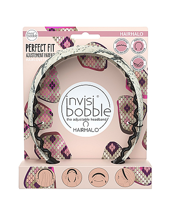 Invisibobble HAIRHALO What Happens In Safari - Ободок для волос, цвет бежевый/черный - hairs-russia.ru