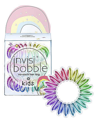 Invisibobble KIDS Magic Rainbow - Резинка для волос, цвет радужный 3 шт - hairs-russia.ru