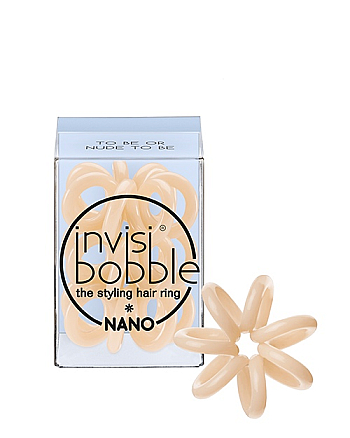 Invisibobble NANO To Be or Nude to Be - Резинка для волос, цвет бежевый 3 шт - hairs-russia.ru