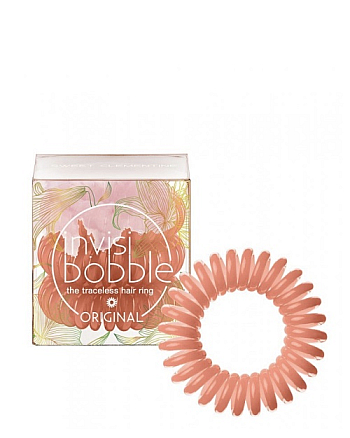 Invisibobble ORIGINAL Sweet Clementine - Резинка-браслет для волос, цвет коралловый 3 шт - hairs-russia.ru