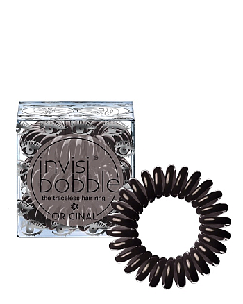 Invisibobble ORIGINAL Luscious Lashes - Резинка для волос, цвет черный металлик 3 шт - hairs-russia.ru