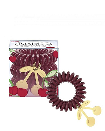 Invisibobble ORIGINAL Tutti Frutti Cherry Cherie - Резинка для волос, цвет вишневый 3 шт - hairs-russia.ru