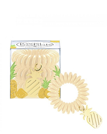 Invisibobble ORIGINAL Tutti Frutti Pineappeal - Резинка для волос, цвет ананасовый 3 шт - hairs-russia.ru