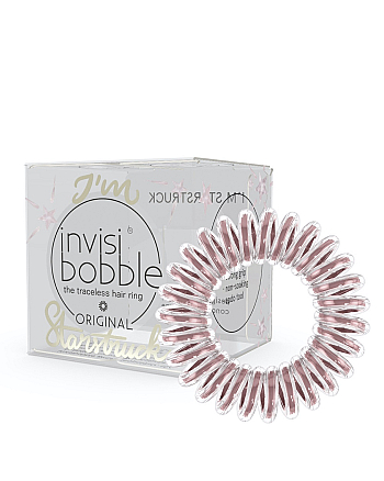 Invisibobble ORIGINAL I'm Starstuck - Резинка-браслет для волос, цвет малиновый перламутр 3 шт - hairs-russia.ru