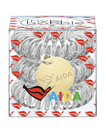 Invisibobble ORIGINAL AIDA - Резинка-браслет для волос, цвет прозрачный 3 шт - hairs-russia.ru