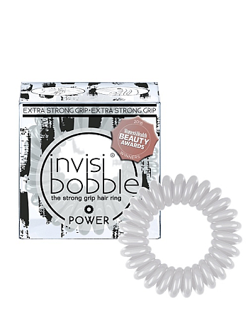 Invisibobble POWER Smokey Eye - Резинка-браслет для волос, цвет дымчато-серый 3 шт - hairs-russia.ru