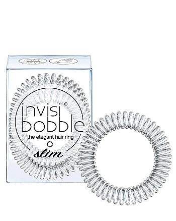 Invisibobble SLIM Chrome Sweet Chrome - Резинка для волос, цвет серебряный 3 шт - hairs-russia.ru