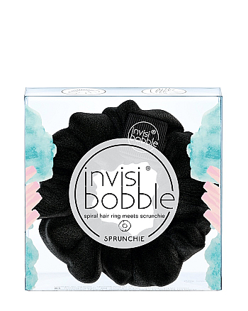 Invisibobble SPRUNCHIE True Black - Резинка-браслет для волос, цвет черный 1 шт - hairs-russia.ru