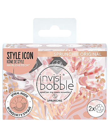 Invisibobble SPRUNCHIE Duo We’ll Always Have Panther - Резинка-браслет для волос, цвет розовый/сиреневый 2 шт - hairs-russia.ru