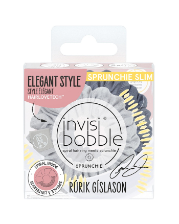 Invisibobble SPRUNCHIE SLIM Feelin Greyt - Резинка-браслет для волос 2 шт - hairs-russia.ru