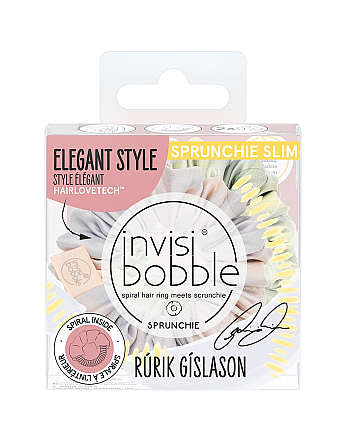 Invisibobble SPRUNCHIE SLIM Twist it Up - Резинка-браслет для волос 2 шт - hairs-russia.ru