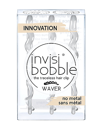 Invisibobble WAVER Crystal Clear - Заколка для волос, цвет прозрачный 3 шт - hairs-russia.ru