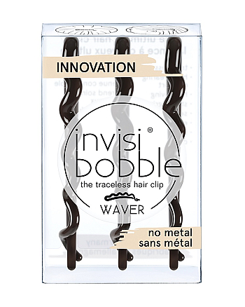 Invisibobble WAVER Pretty Dark - Заколка для волос, цвет коричневый 3 шт - hairs-russia.ru