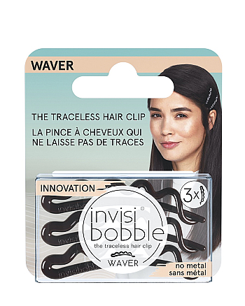 Invisibobble WAVER Pretty Dark - Набор заколок (с подвесом), цвет коричневый - hairs-russia.ru
