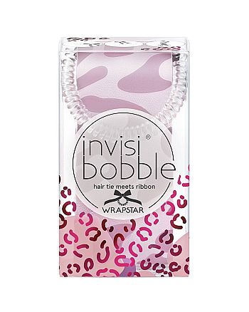 Invisibobble WRAPSTAR Cat In The City - Резинка с лентой, цвет сиреневый - hairs-russia.ru