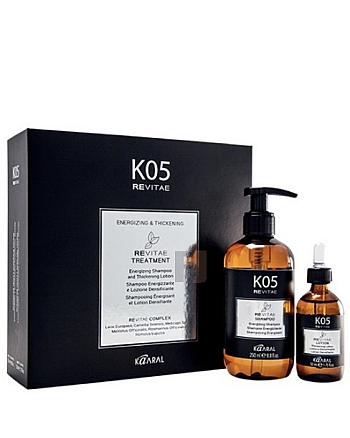 Kaaral К05 Revitae Set - Набор Тонизирующий шампунь для волос и Укрепляющий лосьон 250 мл + 50 мл - hairs-russia.ru