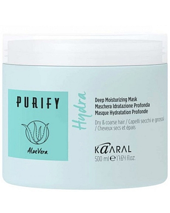 Kaaral Purify Hydra Mask - Интенсивная увлажняющая питательная маска для волос 500 мл - hairs-russia.ru