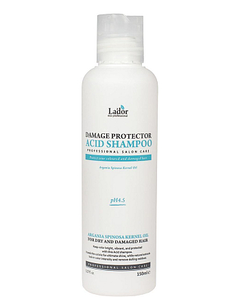LA'DOR Damaged Protector Acid Shampoo - Шампунь для волос с аргановым маслом 150 мл - hairs-russia.ru