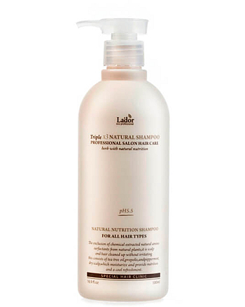 LA'DOR Triplex Natural Shampoo - Шампунь с натуральными ингредиентами 150 мл - hairs-russia.ru