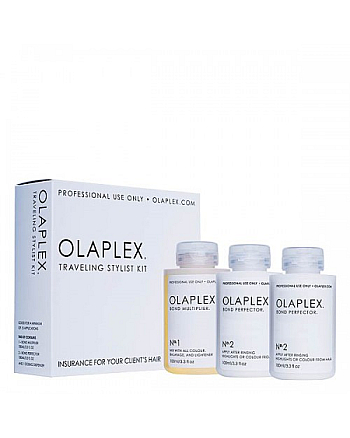 Olaplex Traveling Stylist Kit - Дорожный набор для стилиста Шаг №1 и Шаг №2, 100 млх3 - hairs-russia.ru