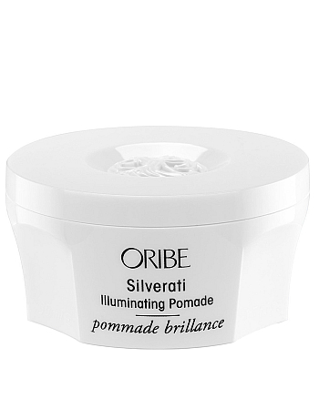 Oribe Silverati Illuminating Pomade - Помада-блеск для окрашенных в пепельный и седых волос "Благородство серебра" 50 мл - hairs-russia.ru