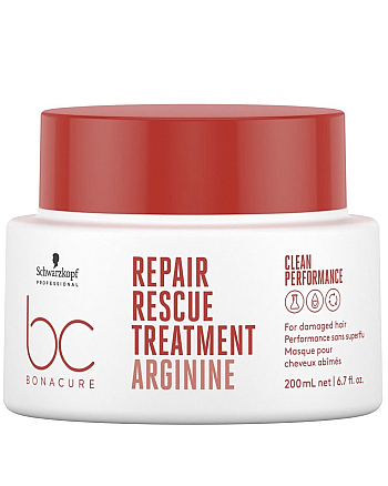 Schwarzkopf Bonacure Clean Repair Rescue Treatment - Маска для восстановления волос 200 мл - hairs-russia.ru