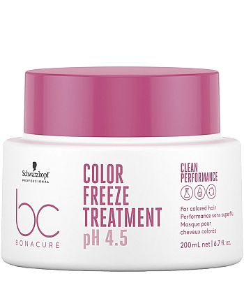 Schwarzkopf Bonacure Clean Color Freeze Treatment - Маска для окрашенных волос 200 мл - hairs-russia.ru