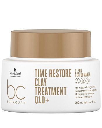 Schwarzkopf Bonacure Clean Time Restore Clay Treatment - Маска-глина для длинных волос 200 мл - hairs-russia.ru