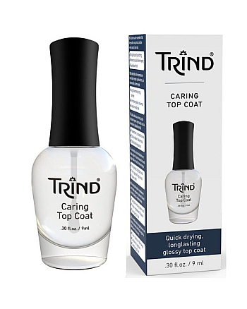 Trind Caring Top Coat - Верхнее покрытие 9 мл - hairs-russia.ru