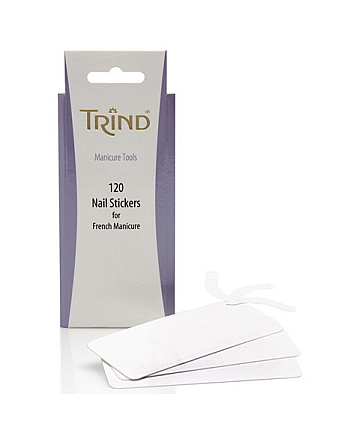 Trind Nail Stickers - Трафареты для французского маникюра 120 шт - hairs-russia.ru