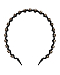 Invisibobble HAIRHALO British Royal Put your Crown on - Ободок для волос, цвет черный, Фото № 1 - hairs-russia.ru