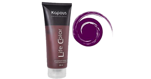 Kapous professional life color бальзам оттеночный для волос фиолетовый