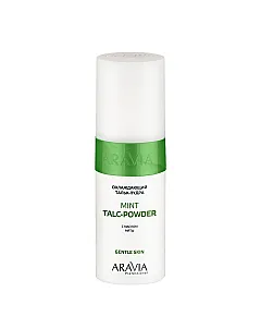 Aravia Professional Mint Talc-Powder - Тальк-пудра охлаждающий с маслом мяты 150 мл