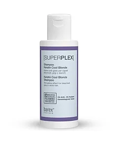 Barex Superplex Keratin Cool Blond Shampoo - Шампунь для придания холодного оттенка 100 мл