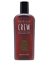 American Crew 3 in 1 Tea Tree - Средство по уходу за волосами и телом 100 мл