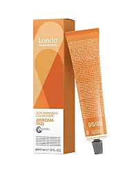 Londa Ammonia Free 2/0 - Тонирующая крем-краска для волос, тон черный 60 мл