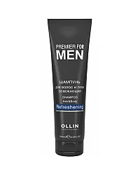 Ollin BioNika Men Shampoo Hair and Body Refreshening - Шампунь для волос и тела освежающий 250 мл