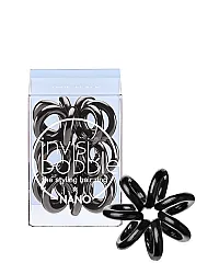 Invisibobble NANO True Black - Резинка для волос, цвет черный 3 шт